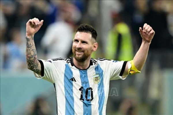 Niềm vui cực lớn khi Messi ăn mừng World Cup 2022